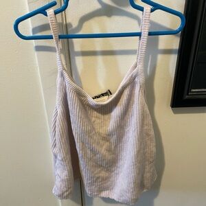 Ribbed pink Tank Top